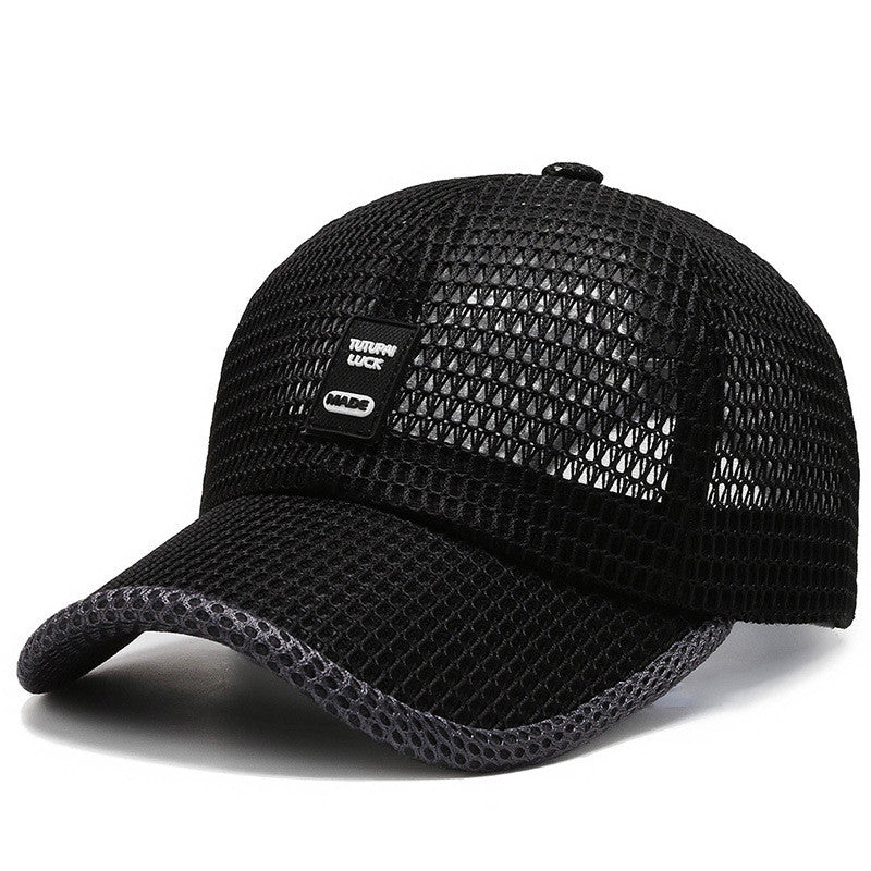 Big Eaves Summer Men's Outdoor Sunshade Sports Quick-drying Breathable Baseball Cap