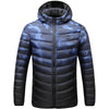 Thicken Plus Size New Smart Heating Cotton Coat Men