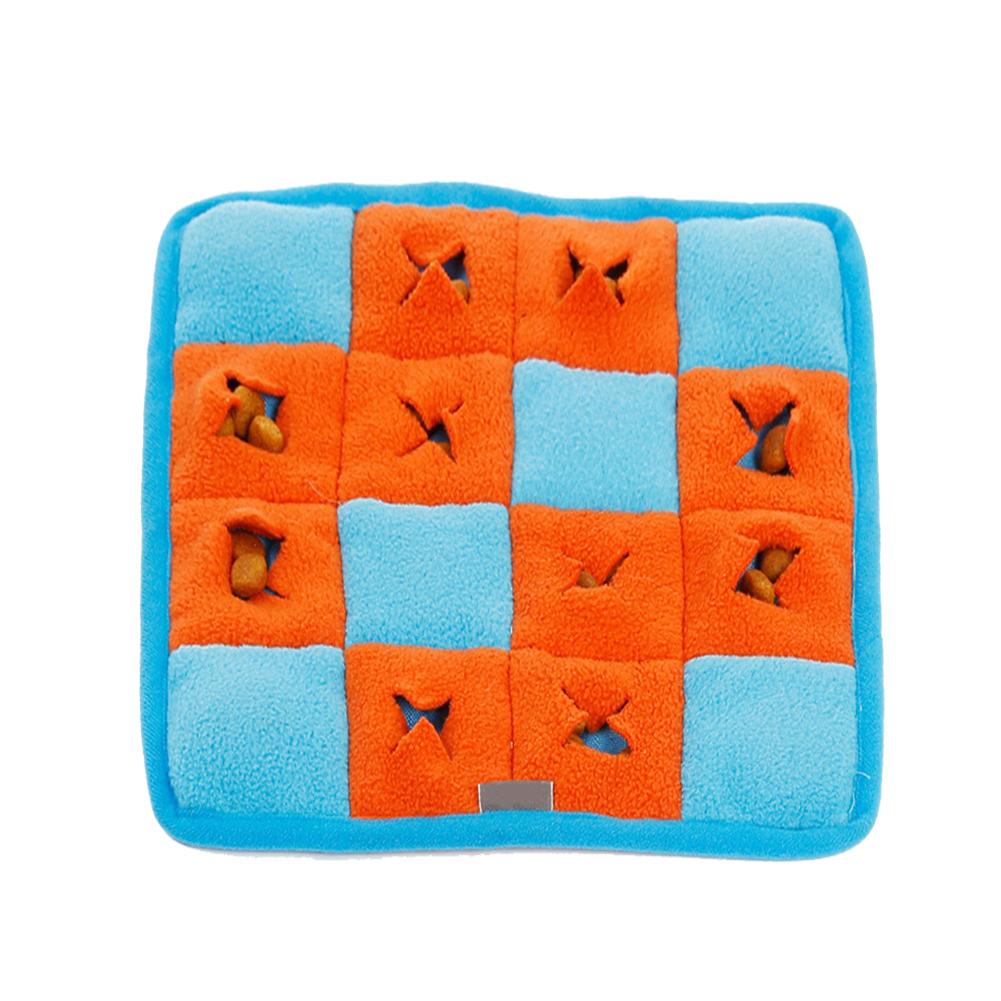 Dog sniffing toy square sound training device