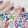 10Pcs 3D Nail Art Rhinestones Long Water Drop Shaped Glitter Nail Art Decorations Accessoires Nail Supplies