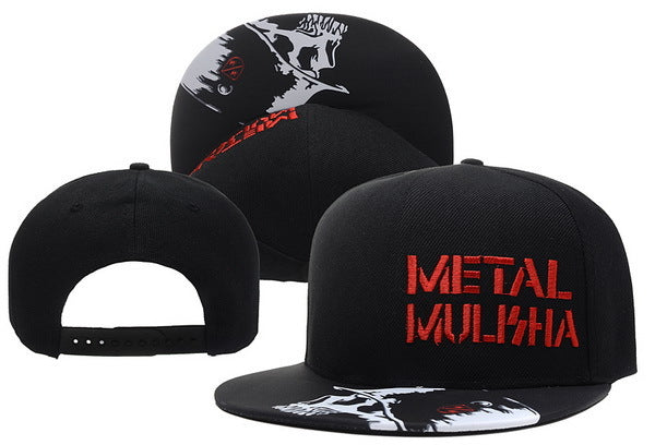 Metal men and women hip-hop hat