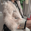 Winter new fur woven fur coat Women Short fox hair