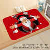 Christmas carpet flannel mat