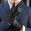 PU plus velvet warm gloves