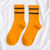 Tube socks two bar letters casual tide socks