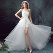 Skirt Mermaid Tulle Lace Appliques Short Wedding Dress 2021 New Wedding Dresses