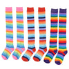 Rainbow Striped Stockings