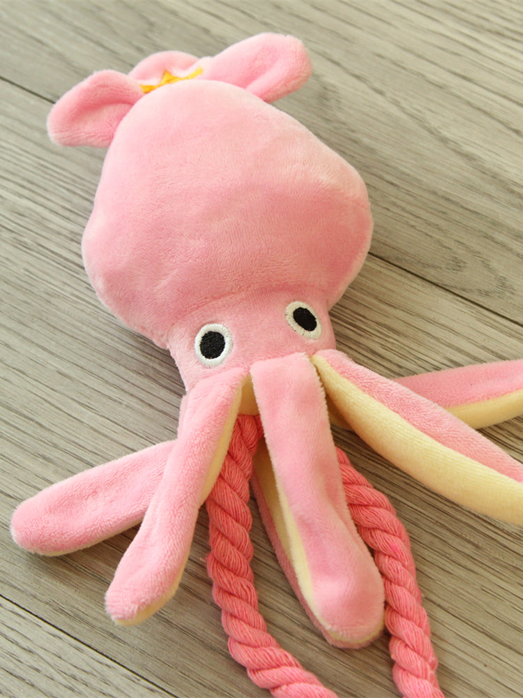 Octopus pet plush toy rope toy