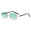 Fashion Frameless Polygonal Sunglasses