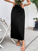 Women's Spring Summer Trendy Casual All-matching Fashion Long Skirt