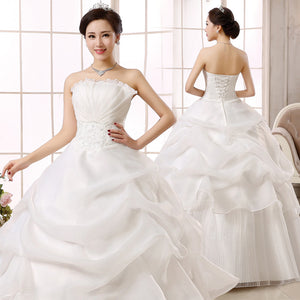 Wedding dress new bride wedding dress size Korean women slim lace Qi special offer