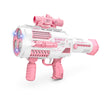 Bubbles Gun Kids Toy Rocket Soap Bubble Machine Guns Automatic Blower Portable Pomperos Toy For Children Gift