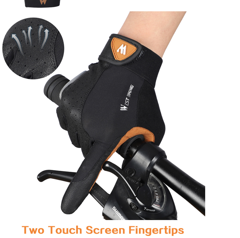 Full finger cycling gloves