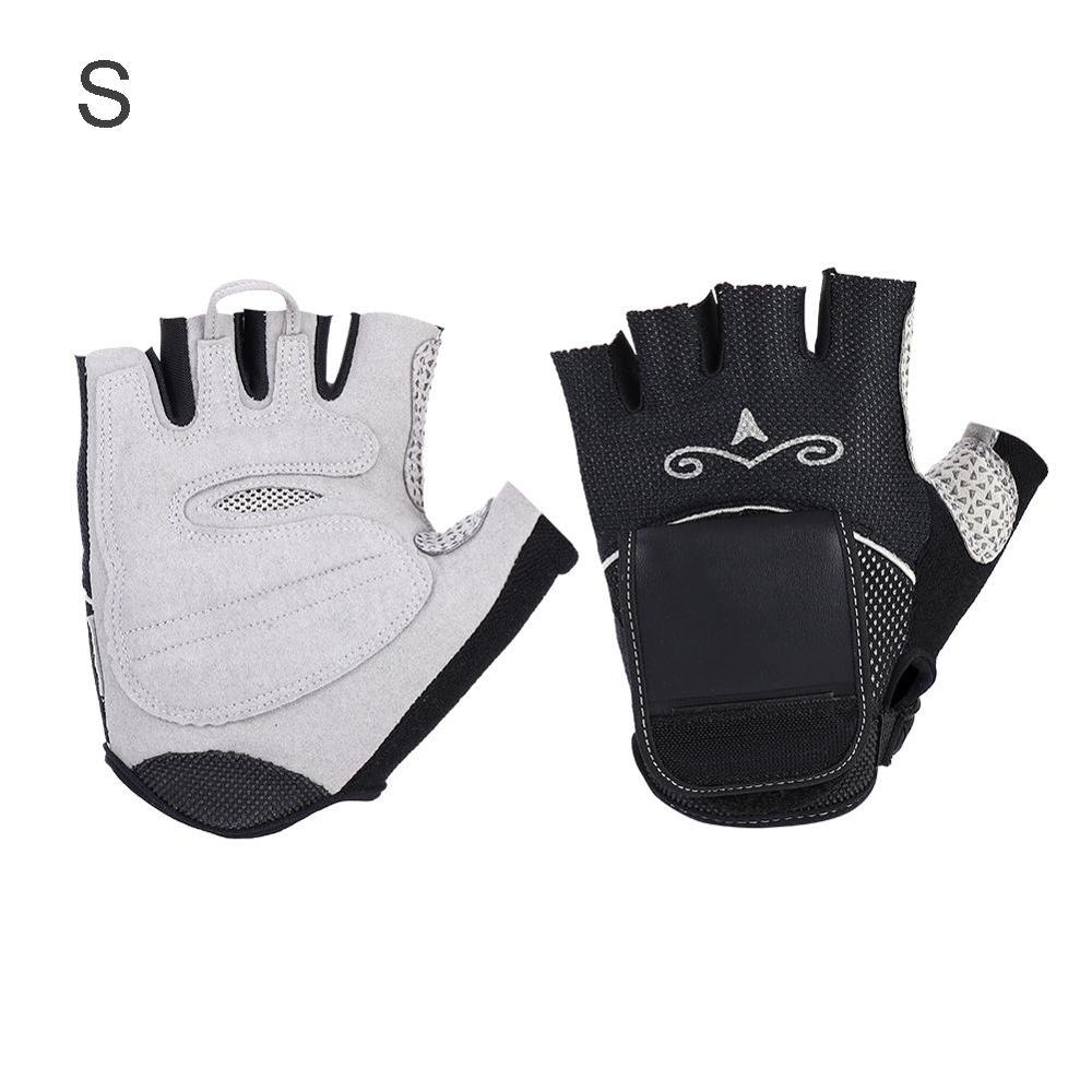 Bicycle rearview mirror gloves reflector Half Finger Gloves with reflector