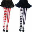 Masquerade party striped stockings