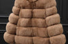 New faux furry slim mink jacket short faux fur fur coat female