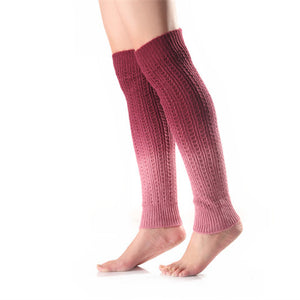 Soft Cashmere Segment Dye Gradient Sock Boot Cover