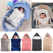 Plush Sleeping Bag Baby Stroller Warm Button Sleeping Bag