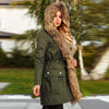 Lamb wool liner quilted jacket and hooded trench coat