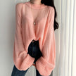 Artistic Sense Of Lantern Sleeve Knit Sweater Sweater Women