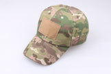 Velcro camouflage baseball cap