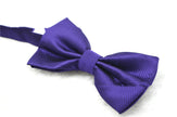 Men and women solid color bow tie