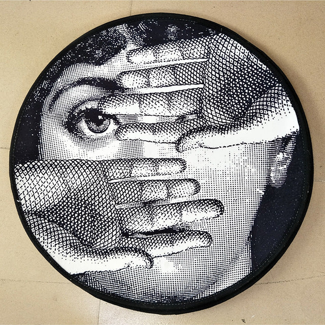 Carpet Circular Living Room Doormat Face Decoration Carpet