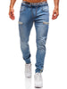 European and American men's denim fabric sports jeans