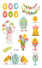 Children's Tattoo Sticker Egg Easter