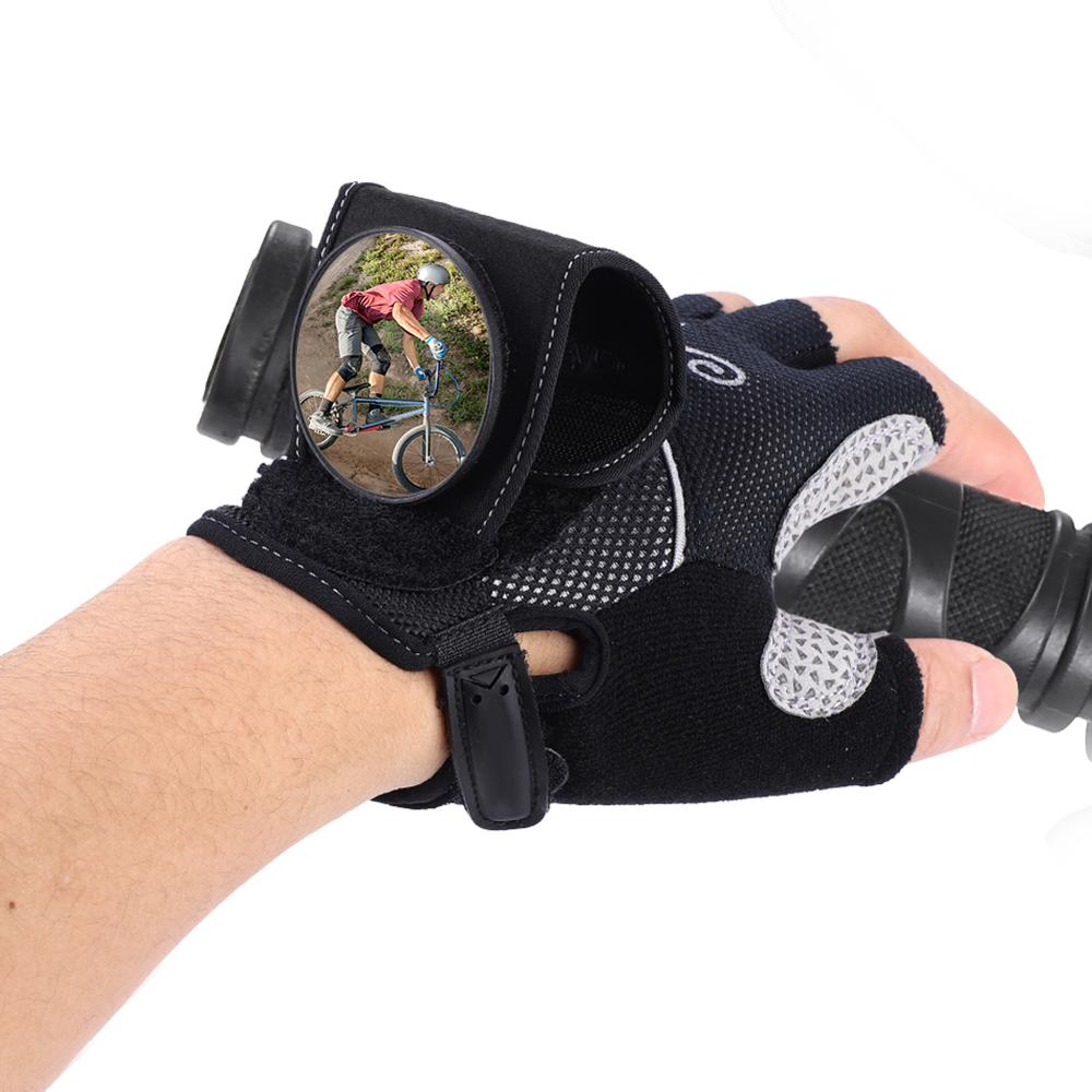 Bicycle rearview mirror gloves reflector Half Finger Gloves with reflector