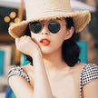 Round Frame Fashionable White Jingting Sunglasses