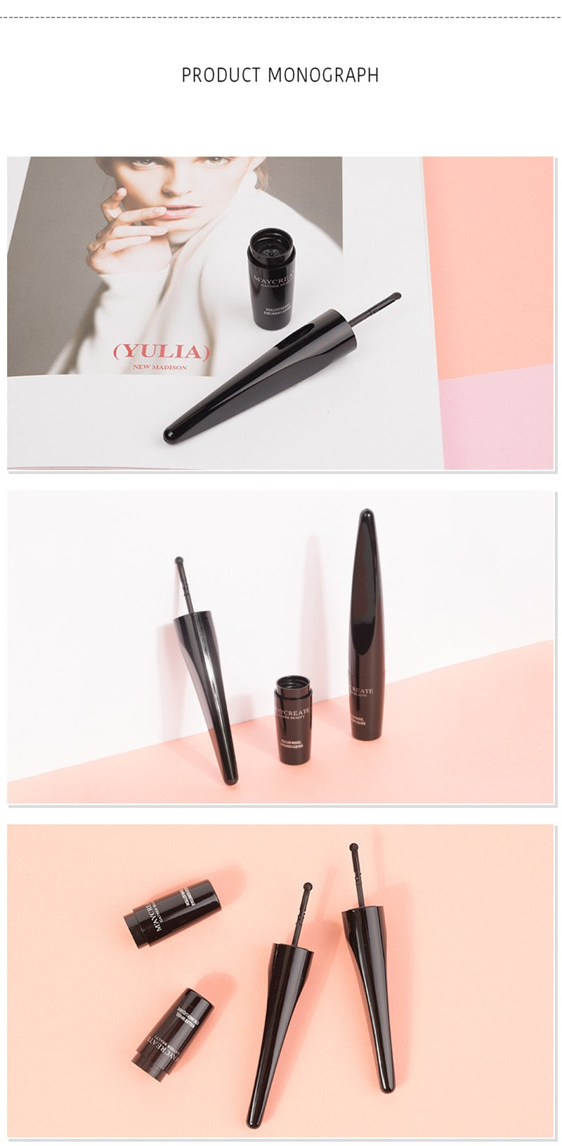 All new eyeliner wear-resistant casters waterproof and sweat-proof black liquid eyeliner pencil make-up tools