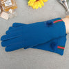 Rainproof touch screen leather gloves