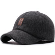 Men's Middle-aged And Elderly Woolen Baseball Caps