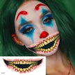 Halloween Horror Big Mouth Tattoo Sticker