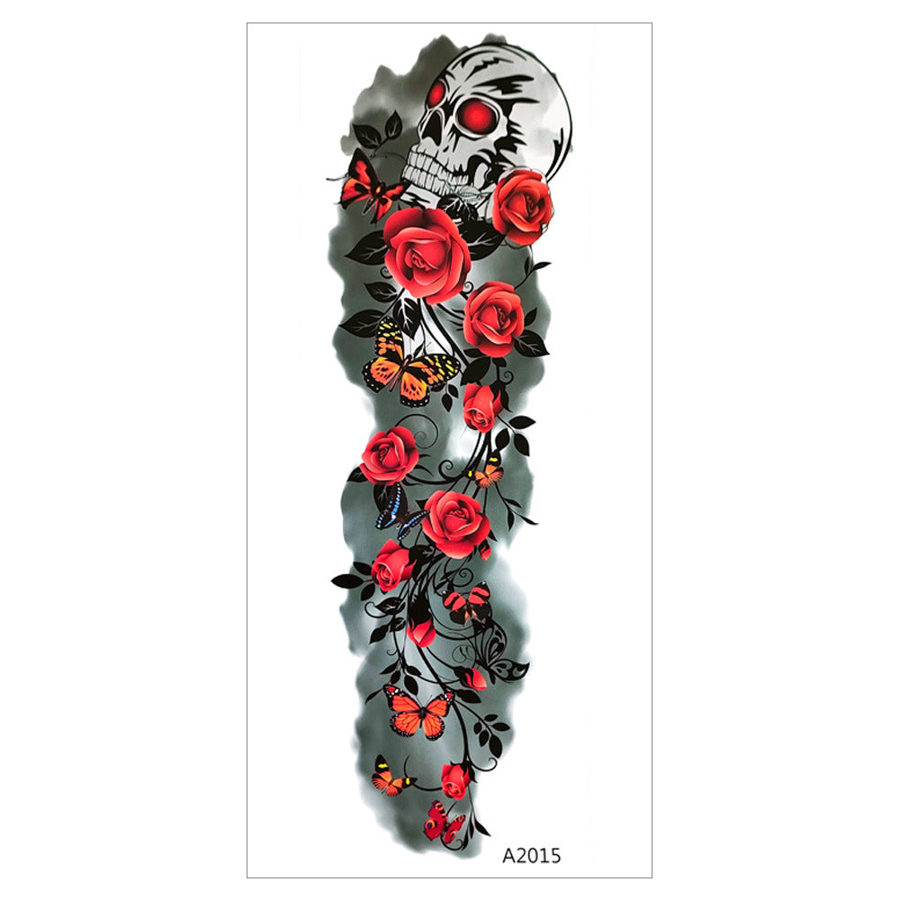 Colorful Domineering Tattoo Applique Arm