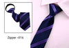 Men's Business Tie 6cm Collar Pull Peels Zipper Tie