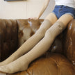 Lace stockings and cotton stockings