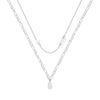 Simple Double Layer Stacked Necklace For Women