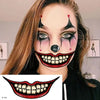 Halloween Horror Big Mouth Tattoo Sticker