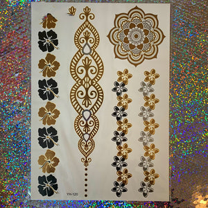 Bronzing tattoo stickers