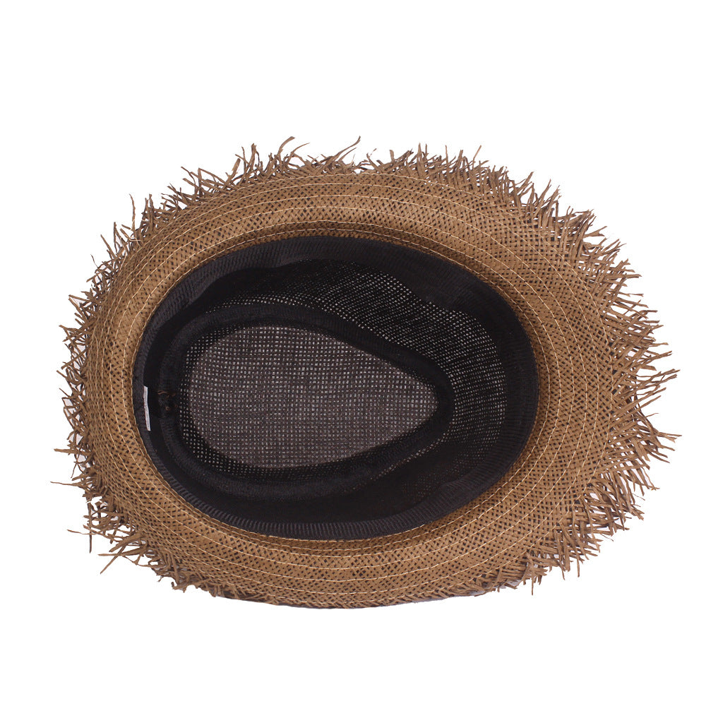 Top Men's Old Top Hats Straw Hats Summer Sun