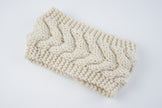 Twist Knitted Wool Headband With Ear Protection Headgear