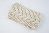 Twist Knitted Wool Headband With Ear Protection Headgear