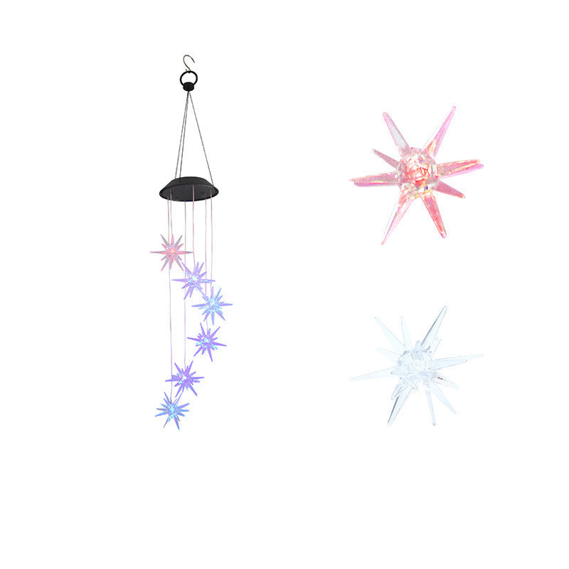 Solar Wind Chime Gift Color Changing LED Garden Hanging Light