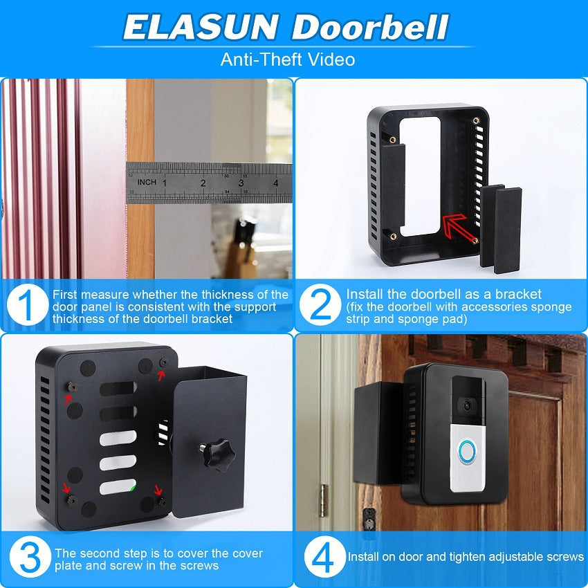 Hole Free Anti-theft Video Doorbell Security Monitoring Protection Box