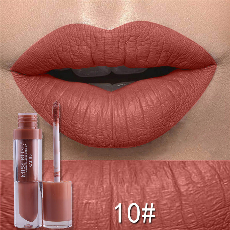 Matte not stick to cup lip gloss