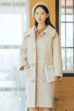 Forest woolen coat