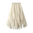 Women's Fashion Ruffles Yarn Skirt