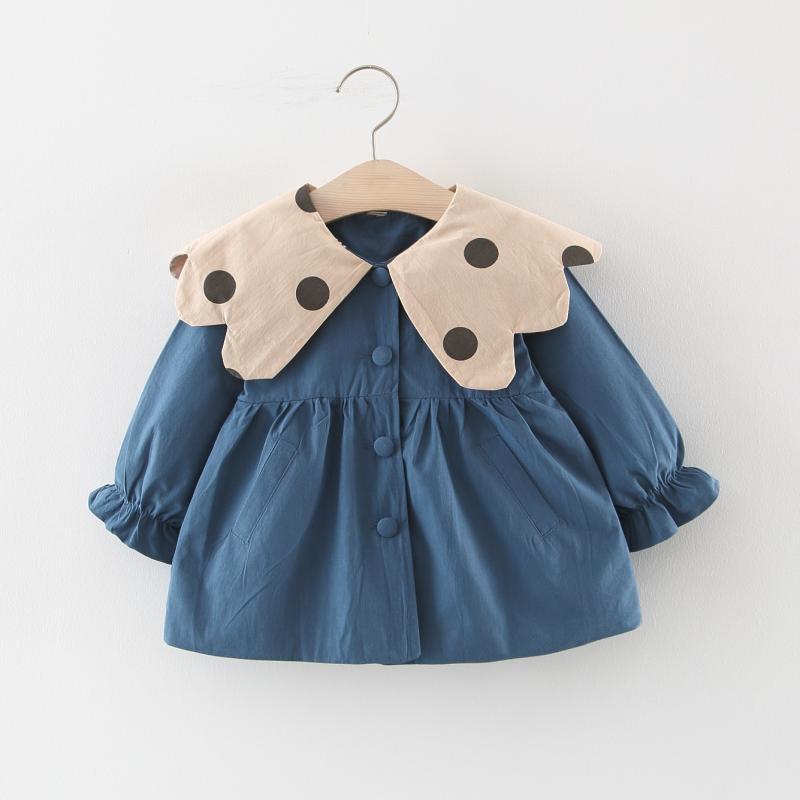 Girl's coat foreign style girl windbreaker